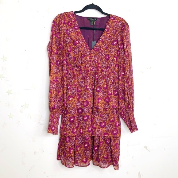 HOUSE of Harlow 1960 tiered floral mini dress - Picture 13 of 13